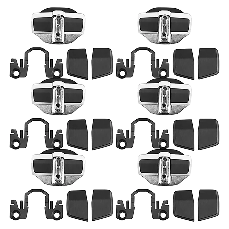 

6 Set Door Stabilizer Door Lock Protector Latches Stopper Covers For Honda Accord Civic CRV HRV Odyssey