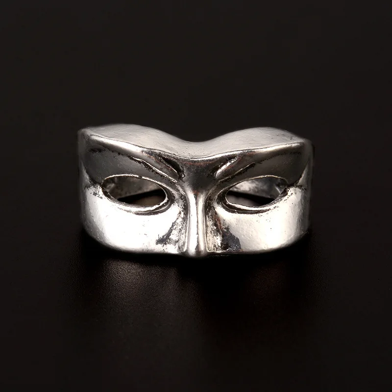 Gothic MF DOOM Mask Rings For Men Gladiator Spartan Warrior Helmet Ring Retro Egyptian Pharaoh Male Jewelry Viking Accessories images - 6