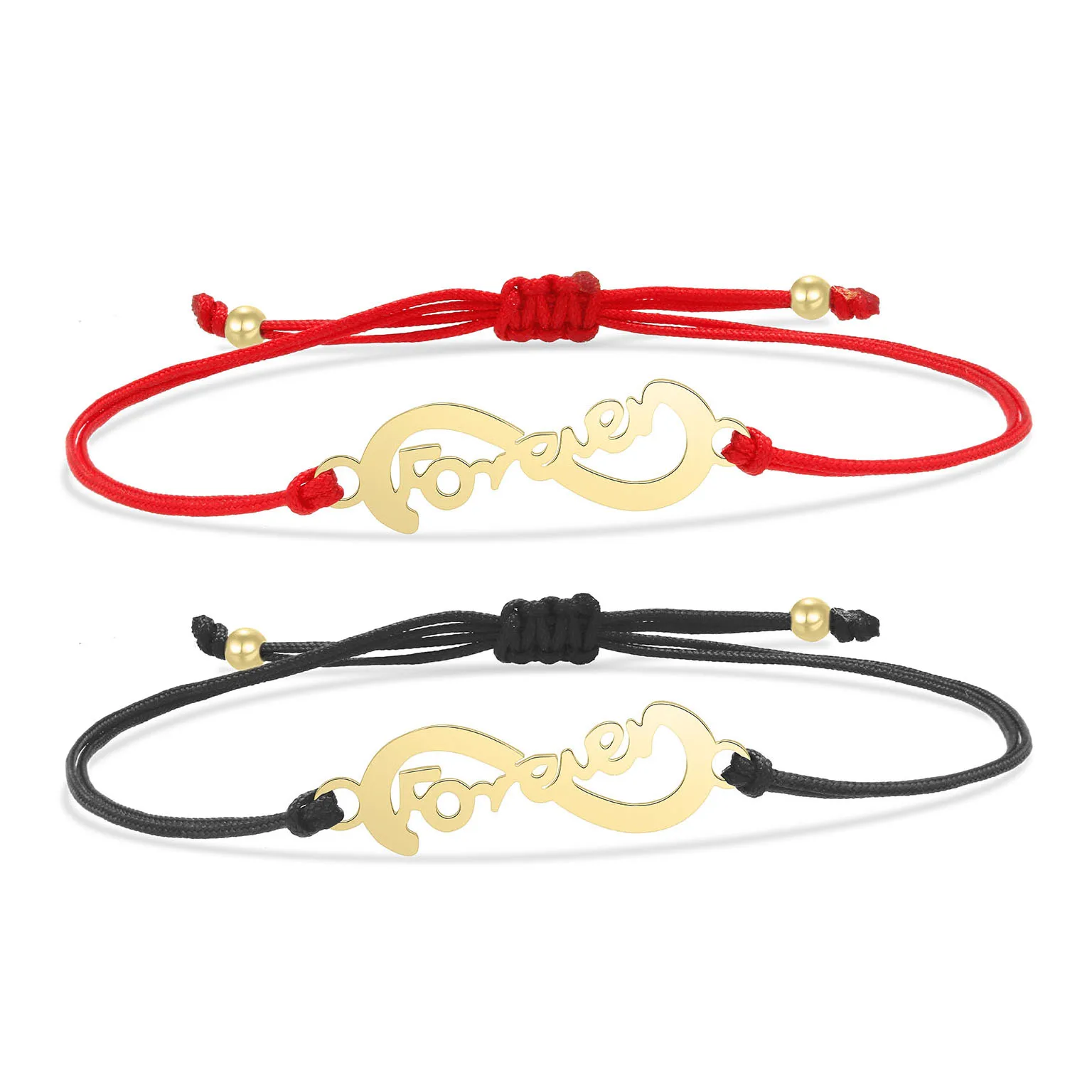 Женский браслет из нержавеющей стали с позолоченными элементами |