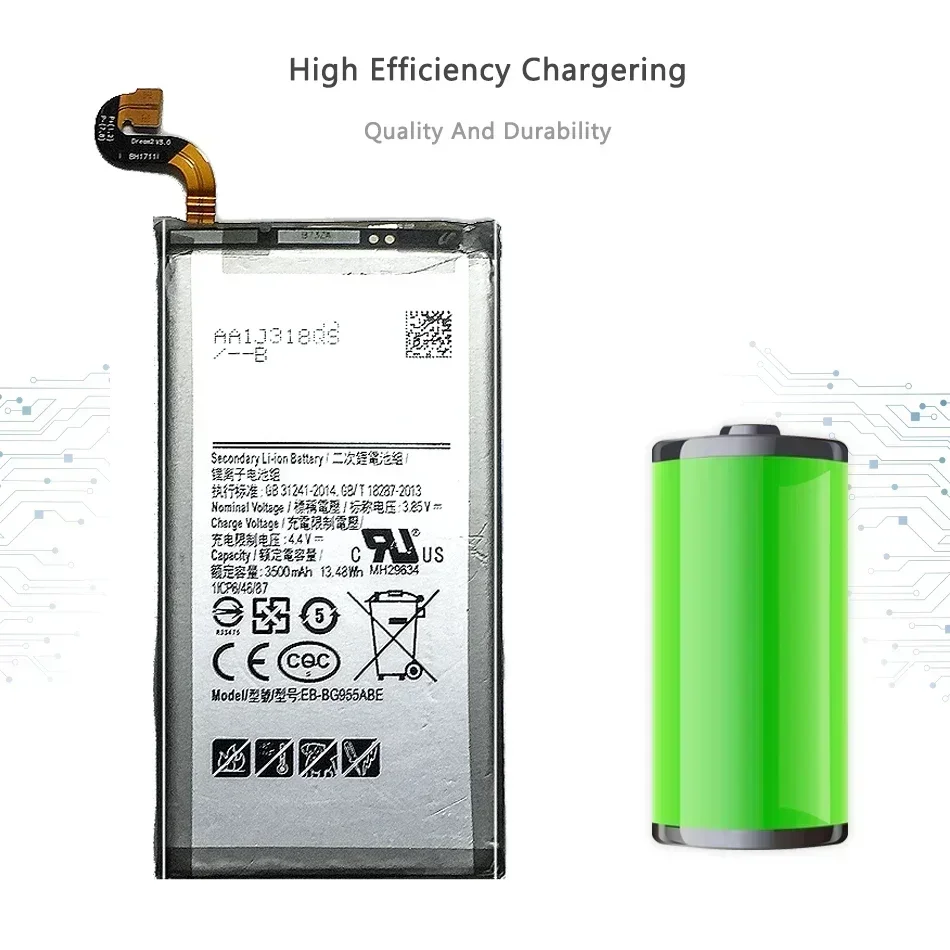 Портативная батарея EB-BG955ABE для Samsung Galaxy S8 Plus Bateria G9550 S8Plus SM-G9 SM-G955 G955 3500 мАч