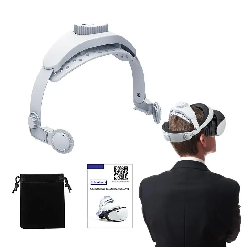 

Силиконовая регулируемая повязка на голову VR, регулируемые аксессуары VR, съемный ремешок на голову, удобный дизайн