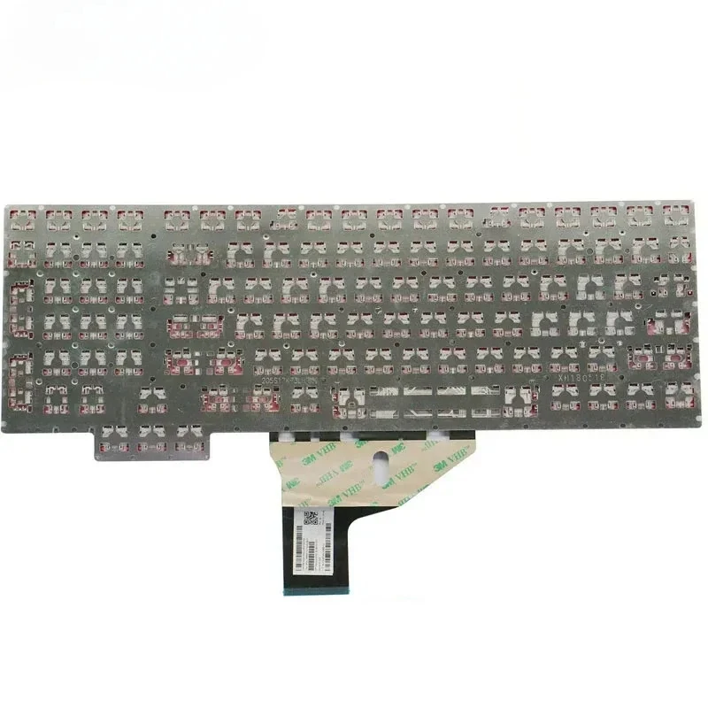 Фото Сменная американская клавиатура для ноутбуков HP Omen 15-ce, 15-ce000, 15-ce100, 15t-ce000, 15t-ce100, без рамки, с красными буквами, с подсветкой, zm №5