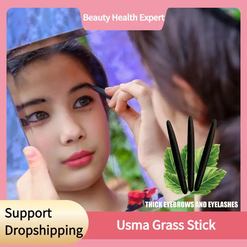 

1/2/3/4/5PCS Usma Grass Stick Eyebrows Eyelashes Hairline Thick Hair Stick Black Eyebrow Pencil Eyebrow Growth Stick
