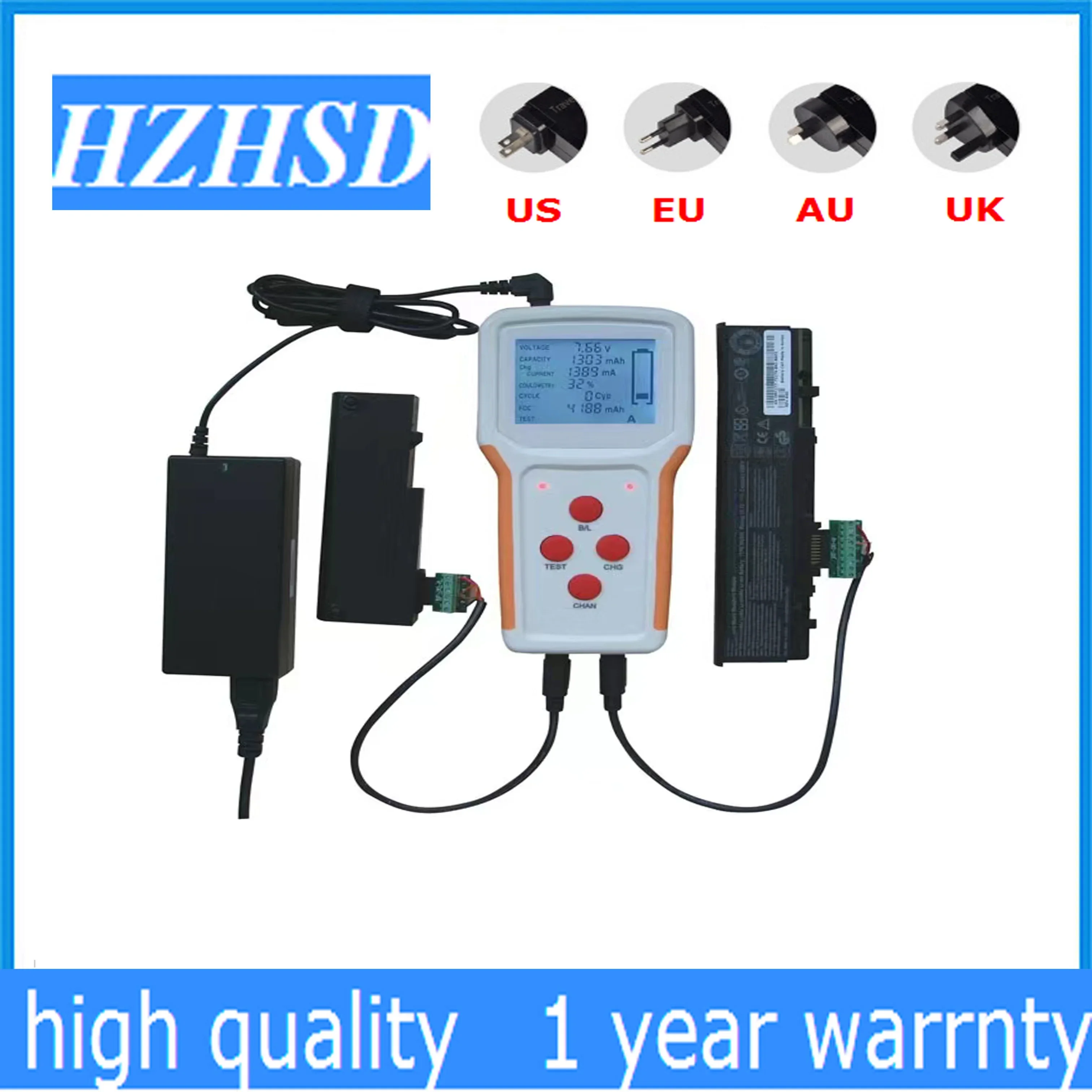 RFNT3 Новый портативный тестер батареи ноутбука Тестовая коррекция разрядной