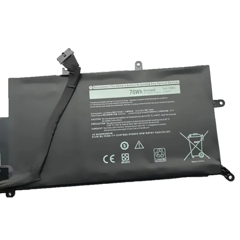 Аккумулятор Y9M6F 11 4 в 76Wh для ноутбука DELL Alienware M15 R2 P87F M17 P41E Series 0Y9M6F 8K84V 08K84V P41E001 P87F001