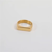 joolim high end gold pvd french flair letter d rings for women stainless steel jewelry wholesale