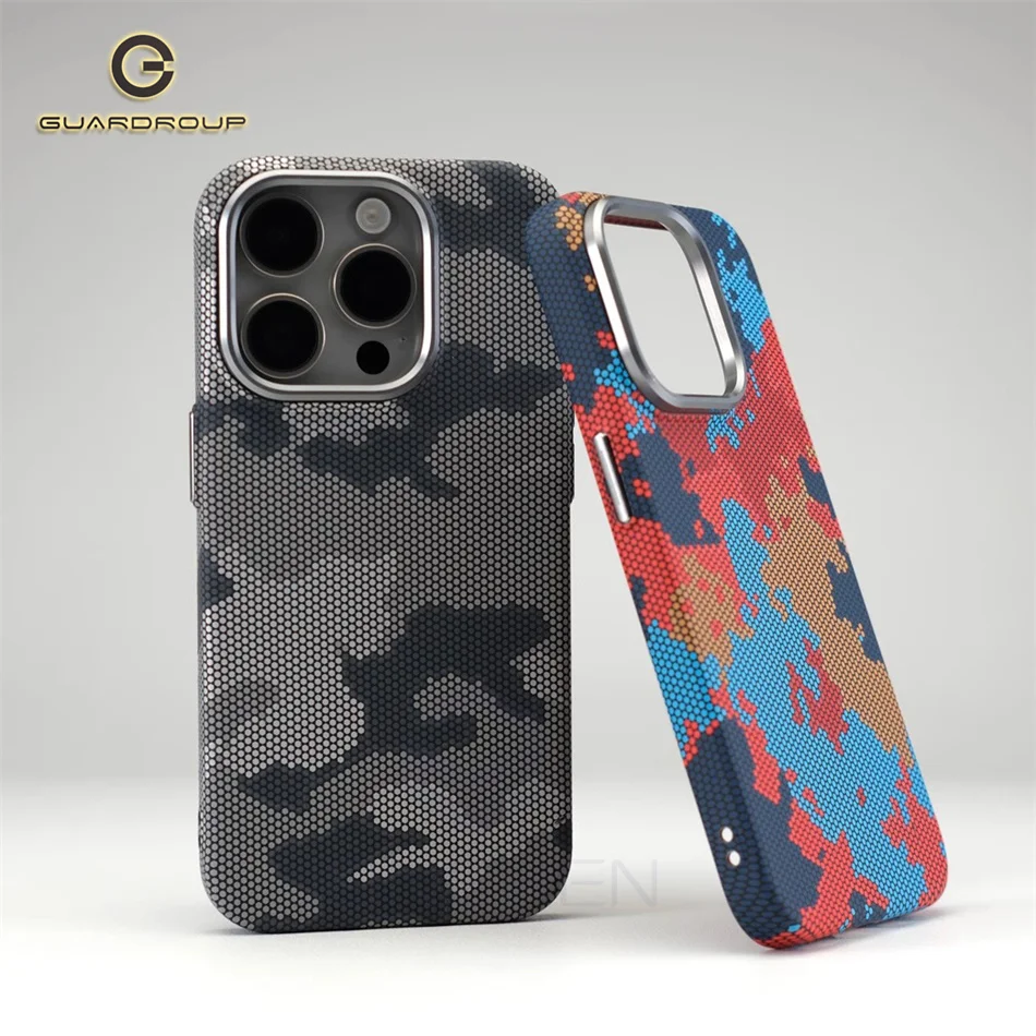 Роскошный Матовый камуфляжный чехол для iPhone 16 Plus 15 14 13 Pro Max металлическая кнопка
