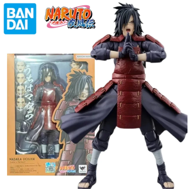 Фото В наличии: Коллекционная фигурка Bandai S.H.Figuarts SHF Наруто Учиха Мадара, модель, украшение, игрушка, подарок