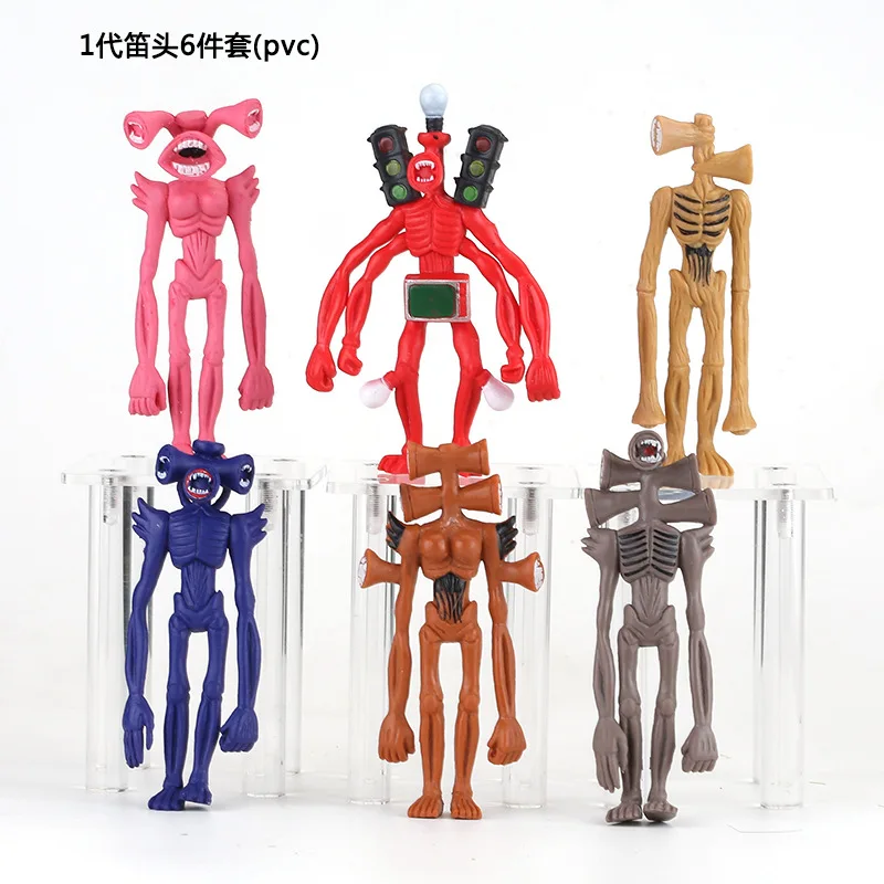 Toys Scary Black White Red Sirenhead Cartoon Action Figure Children Gifts