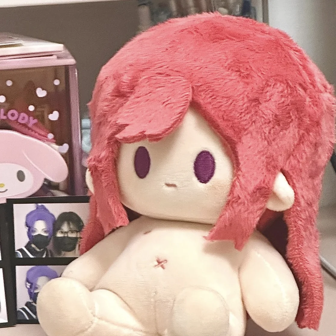 

Аниме Синий замок хигома бобовый глаз милая плюшевая хлопковая набивная Кукла тело плюшевое платье для косплея одежда плюшевая 20 см