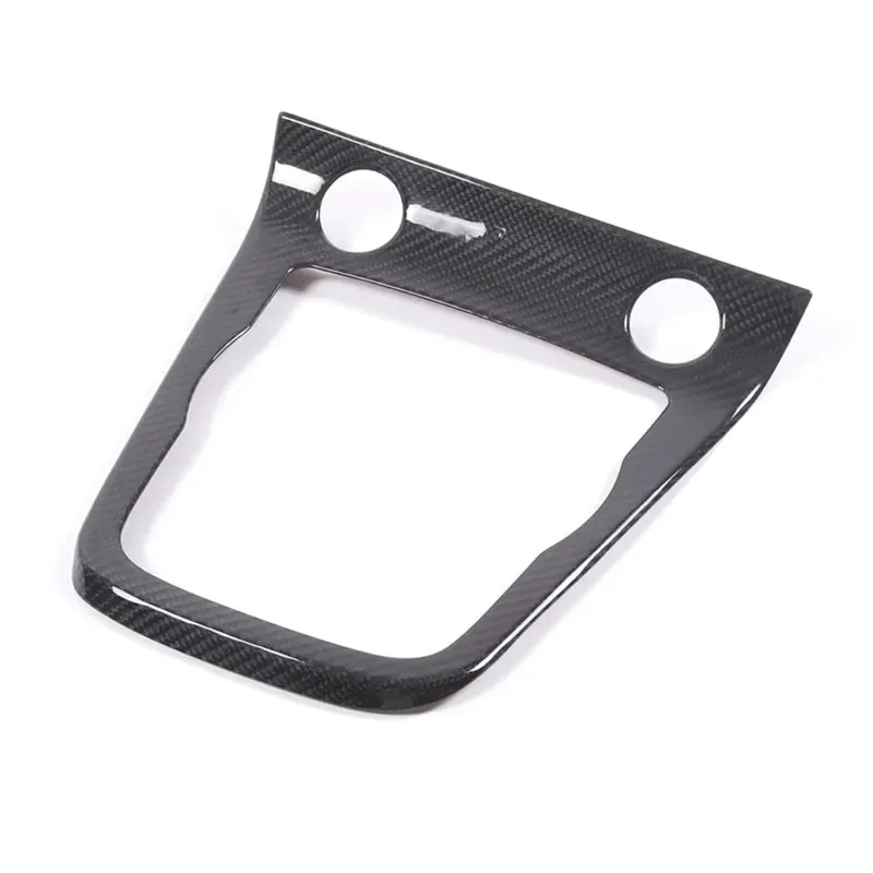 Для Jaguar F-TYPE 2013-22 настоящее углеродное волокно центральная консоль автомобиля