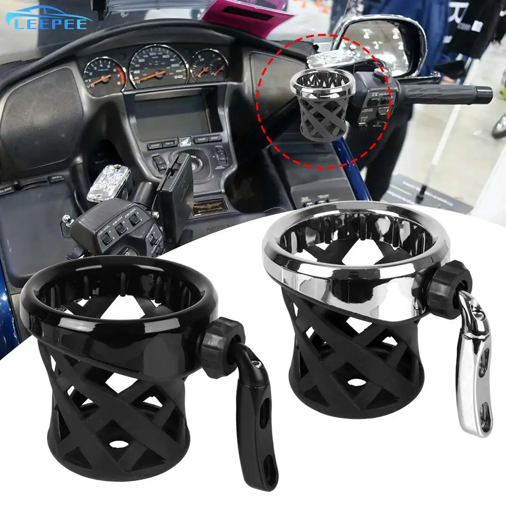 

Motorcycle Handlebar Cup Holder Drink Cup Holder Drink Mounted Motorcycle Modified Accessories for Honda Goldwing GL1800