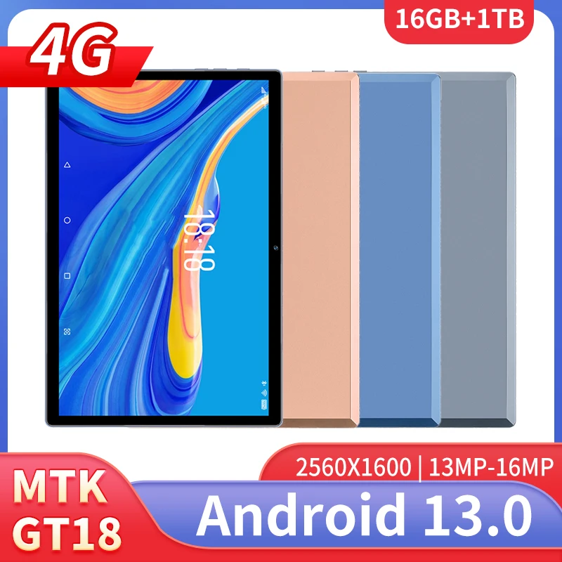 

2023 New GT18 Tablet 10.11.12 inch Android 13.0 16GB RAM 1TB ROM WIFI GPS Dual SIM dual standby Google Play Call Global Edition