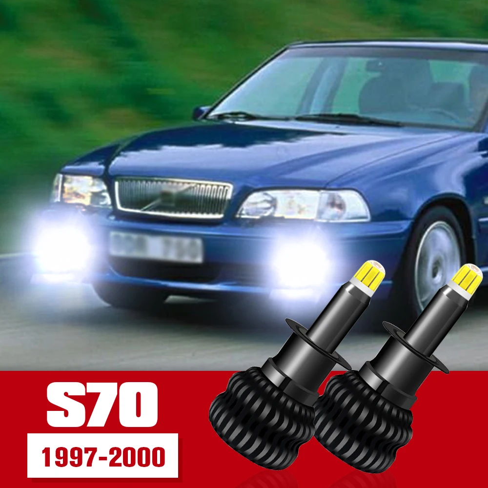 

2pcs Front Fog Light Accessories LED Bulb Lamp For Volvo S70 1997 1998 1999 2000