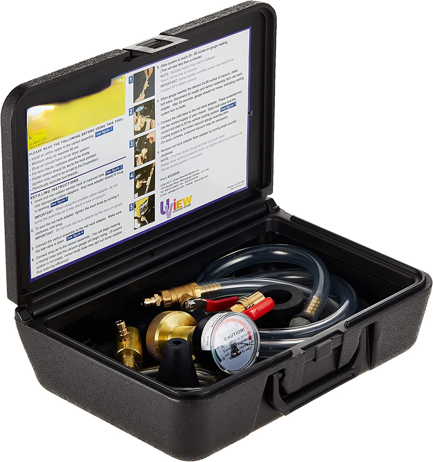 

Airlift Cooling System Leak Checker and Airlock Purge Tool Kit