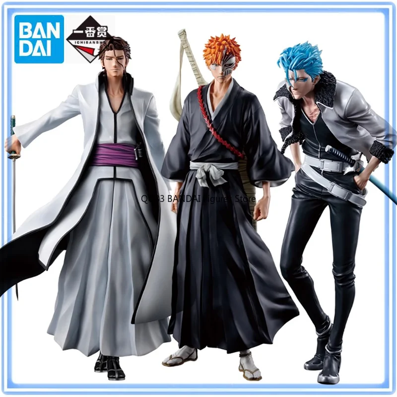 Коллекция моделей BANDAI BLEACH Ichiban Kuji Kurosaki Ichigo Aizen Sousuke Grimmjow Stirring Souls Vol.1