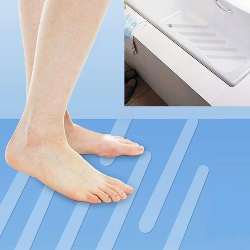 

1 Set of Anti Slip Bath Mat Sticker Bathroom Floor Safety Tape Mat