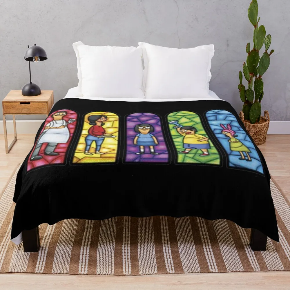 

BOBS BURGER Throw Blanket Summer Cottons Throw Rug