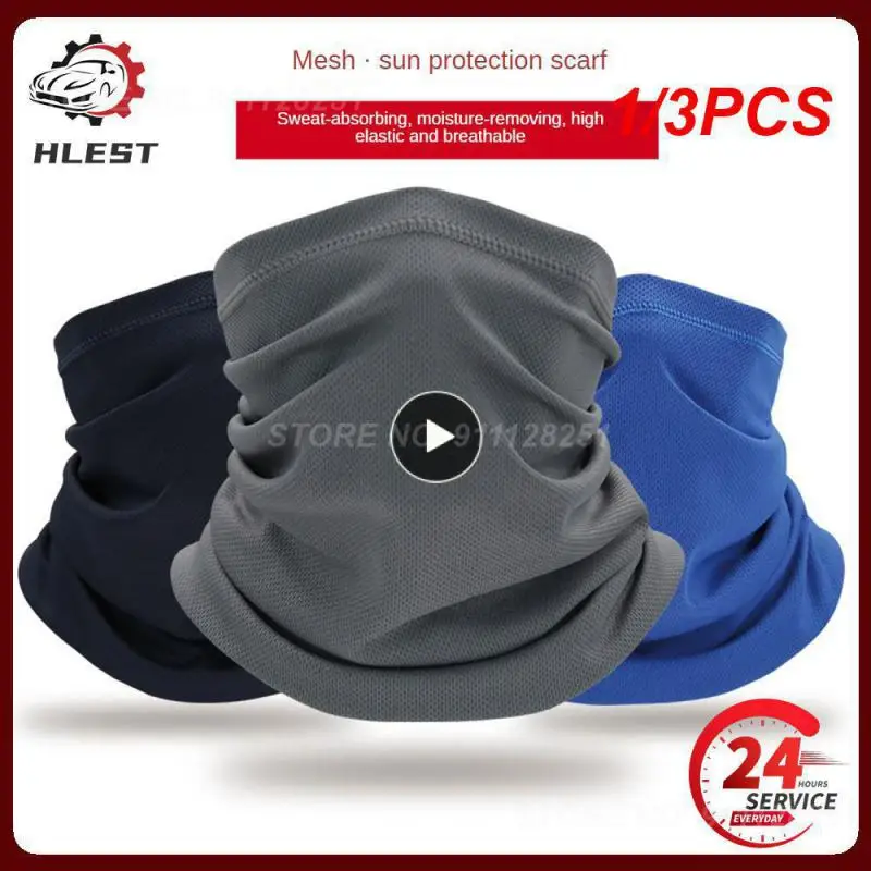 

1/3PCS Summer Breathable Motorcycle Face Mask Cool Bandana Cycling Riding Motorbike Dustproof Balaclava Scarf Sun Protection Men