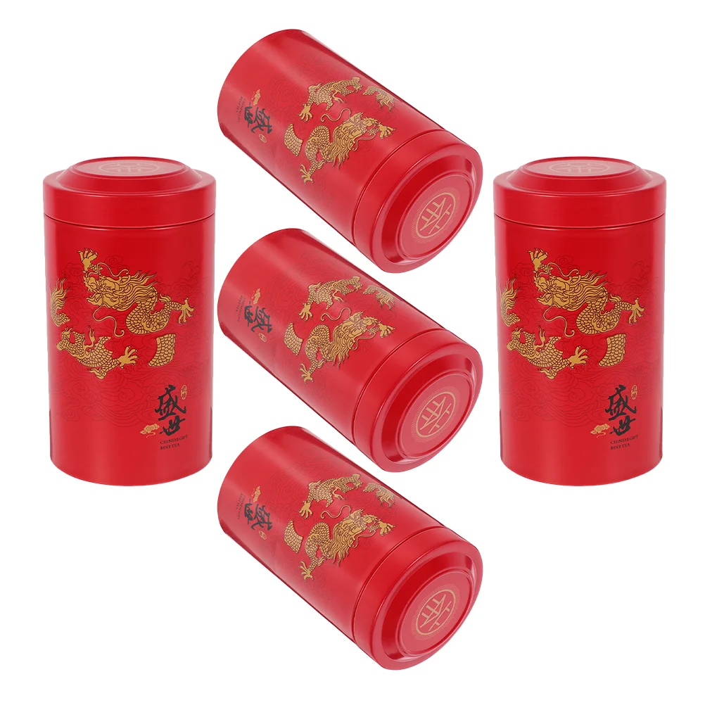 5 шт. коробки для хранения чая кофейных зерен банки свободных железных жестяных