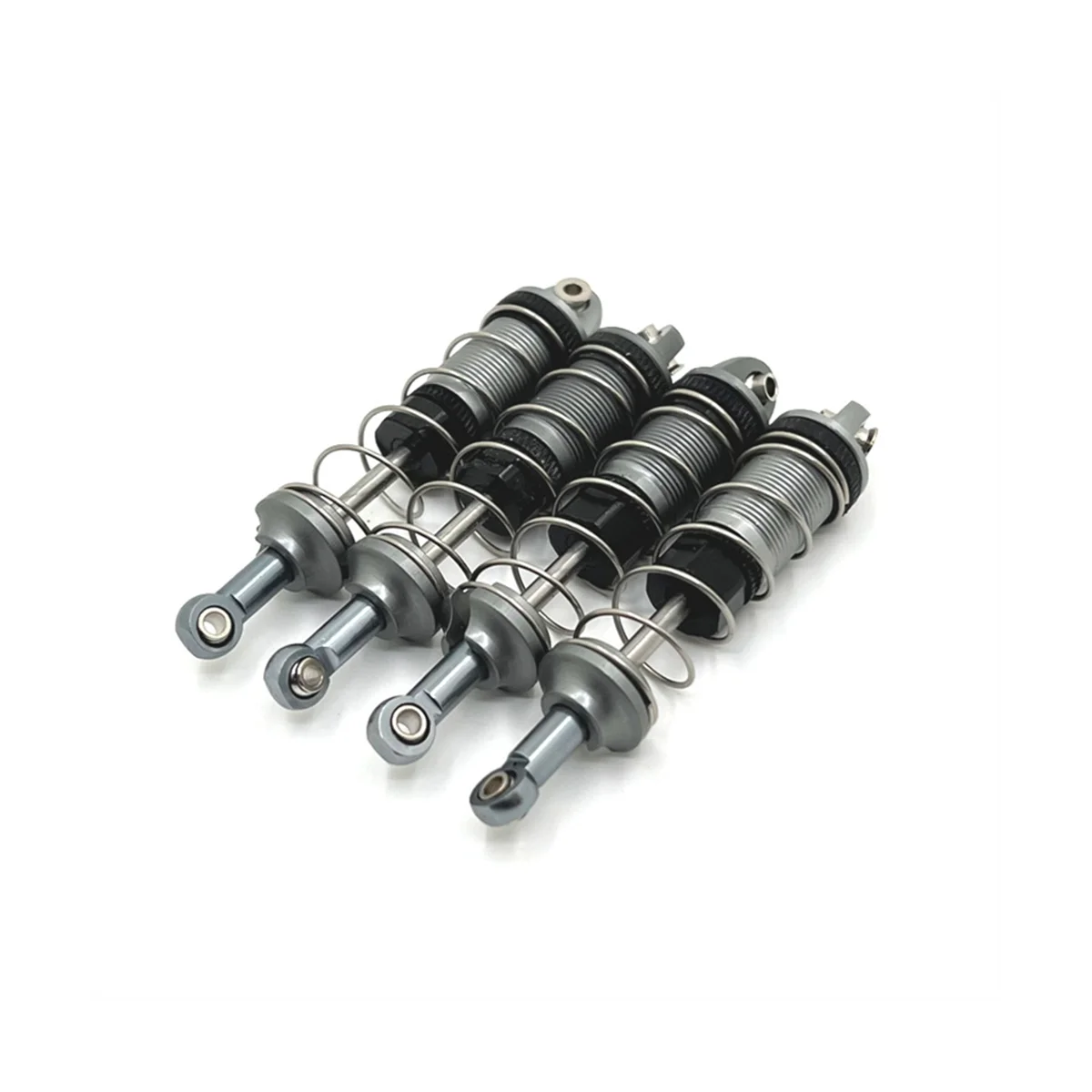 

4Pcs Metal Shock Absorber for HBX 16889 16889A 16890 16890A SG1601 SG1602 1/16 RC Car Upgrade Parts Accessories,Titanium