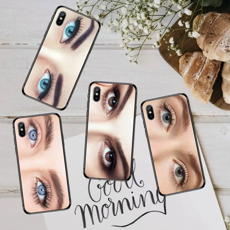 

Sydney Carlson Eyes Phone Case For iphone 12 11 13 7 8 6 s plus x xs xr pro max mini shell