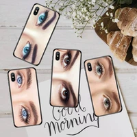 sydney carlson eyes phone case for iphone 12 11 13 7 8 6 s plus x xs xr pro max mini shell