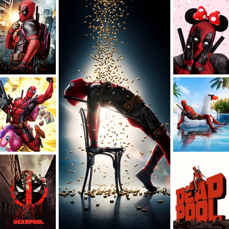 

DIY Marvel Legends Deadpool Anti-hero 5D Diamond Painting Art Embroidery Home Decor Craft Kits Wade Winston Wilson X-Men