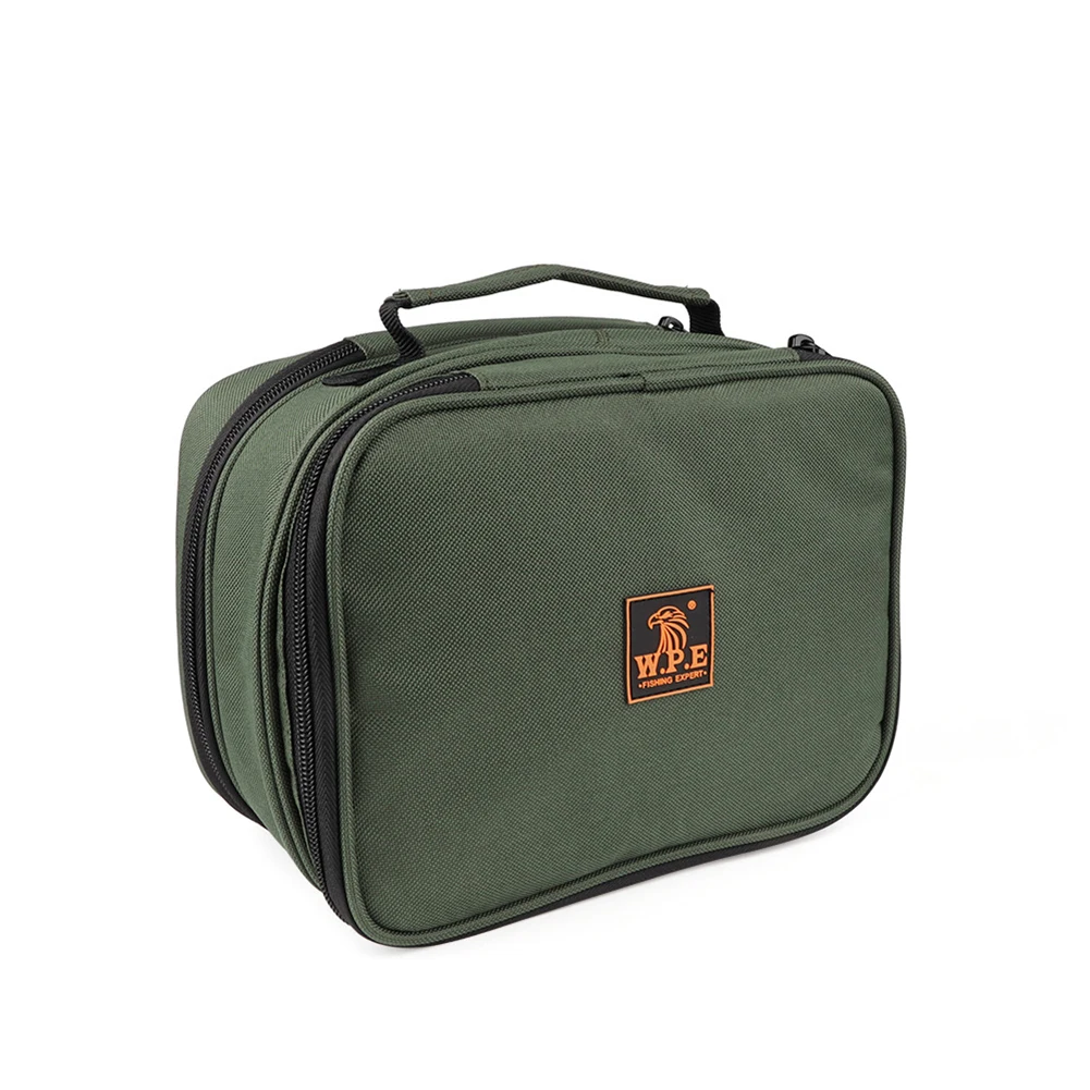 

Brand New Fishing Tackle Bags Scratch-Resistant Shoulder Bag Storage Water-Repellent Reel 22*17*14cm Carrying Case
