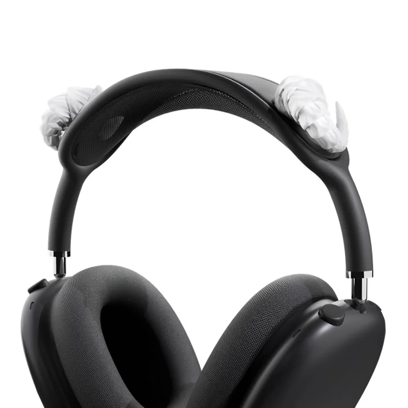 Чехол для Airpods Max черный белый цвет чехол наушников дьявола сменный с рогами