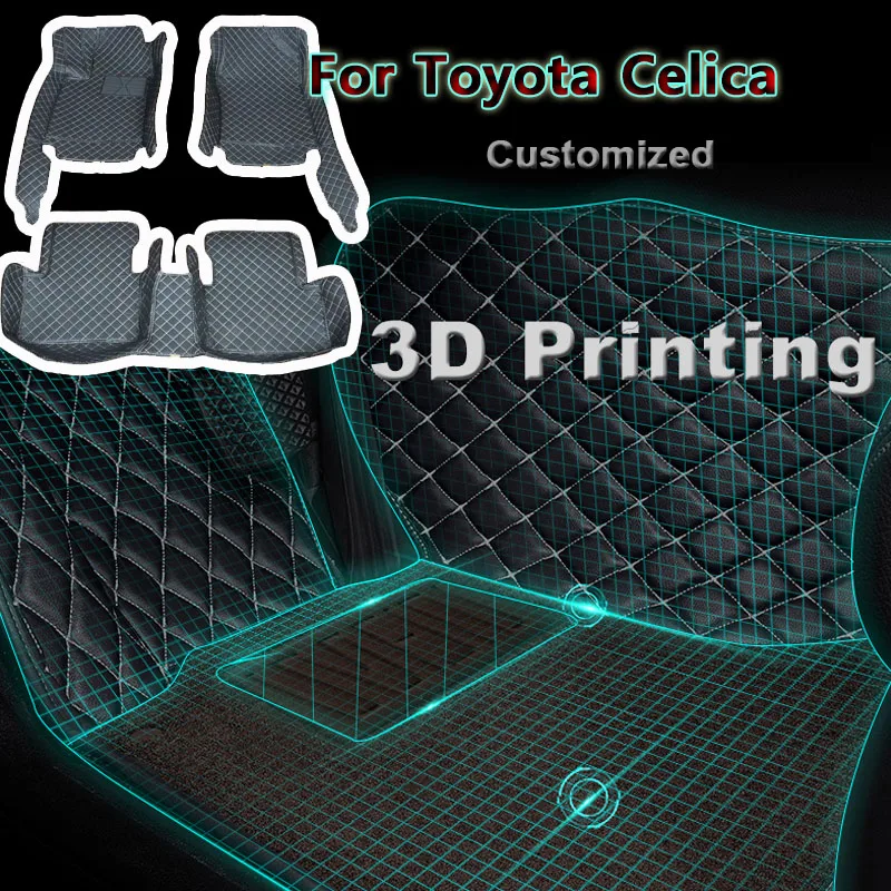 

Автомобильный напольный коврик RHD 5D для TOYOTA Celica, 2002 лет, Индивидуальные напольные коврики, автомобильные накладки на ножки, автомобильные аксессуары