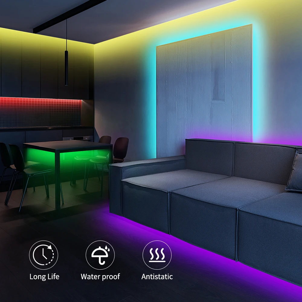 Подсветка для телевизора Светодиодная лента с питанием от USB RGB5050 24-60-дюймового