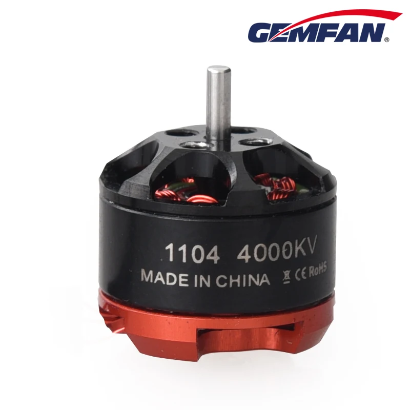 

4PCS Gemfan 1104 4000KV 2S Brushless Motor for RC FPV Racing Freestyle Tinywhoop Cinewhoop Toothpick Drones DIY Parts