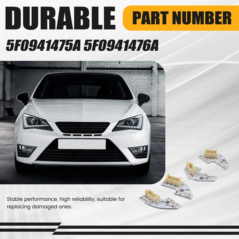 Car LED Daytime Running Light /Turn Signal DRL Boards For Seat Leon 2017-2020 5F0941475A 5F0941476A