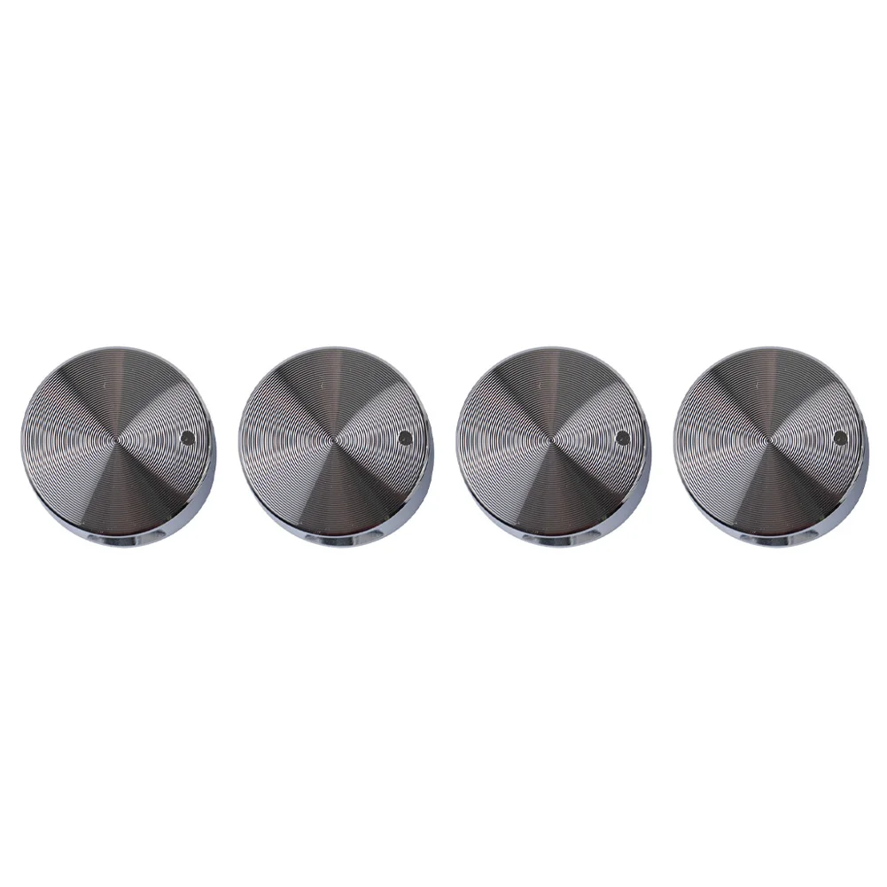 

Brand New Stove Rotary Switch Kitchen Accessories Round Knob Silver Zinc Alloy 38*19mm Electric Stove For Gas Stove