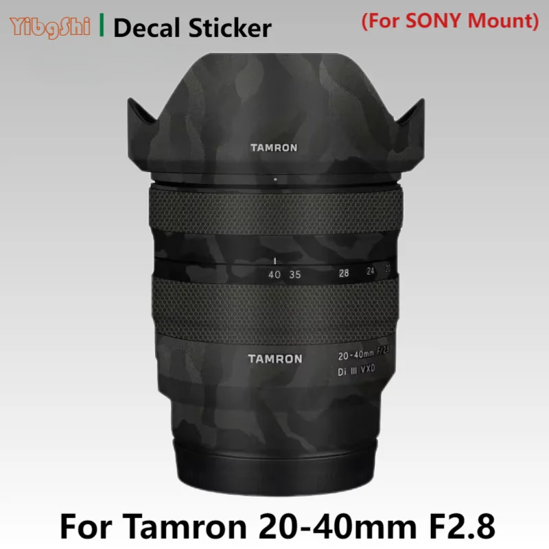 Наклейка на объектив Tamron 20-40 мм F2.8 Di III VXD (для крепления SONY)