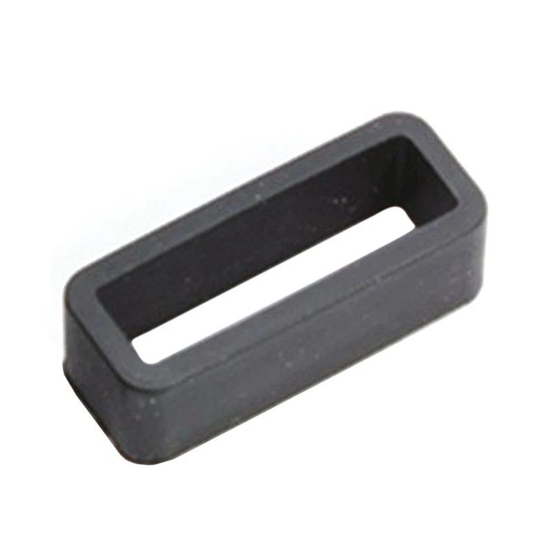 

Black Watch Strap Retaining Hoop Loop Rubber Retainer Buckle Holder 18Mm