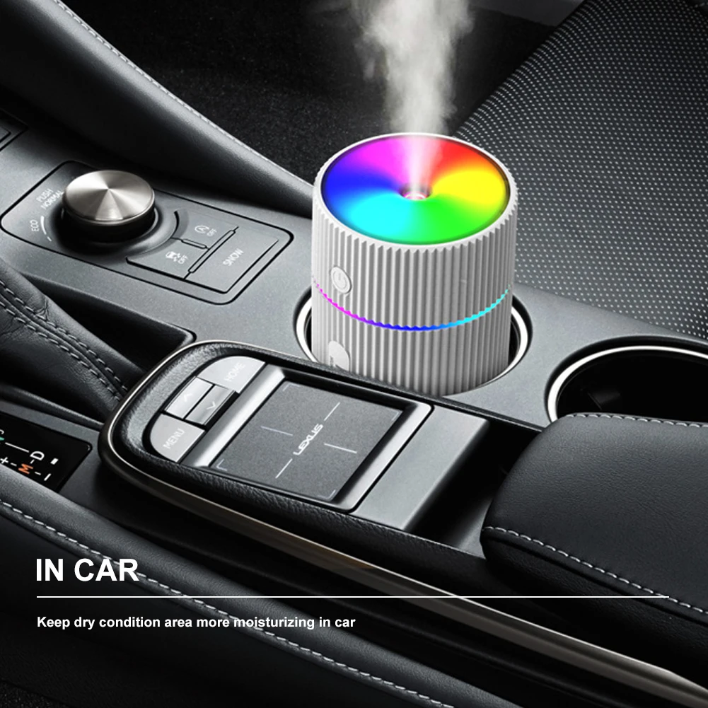 

220 ML Mini Ultrasonic Air Humidifier USB Essential Oil Diffuser Car Purifier Air Freshener Mist Maker With LED Night Light New
