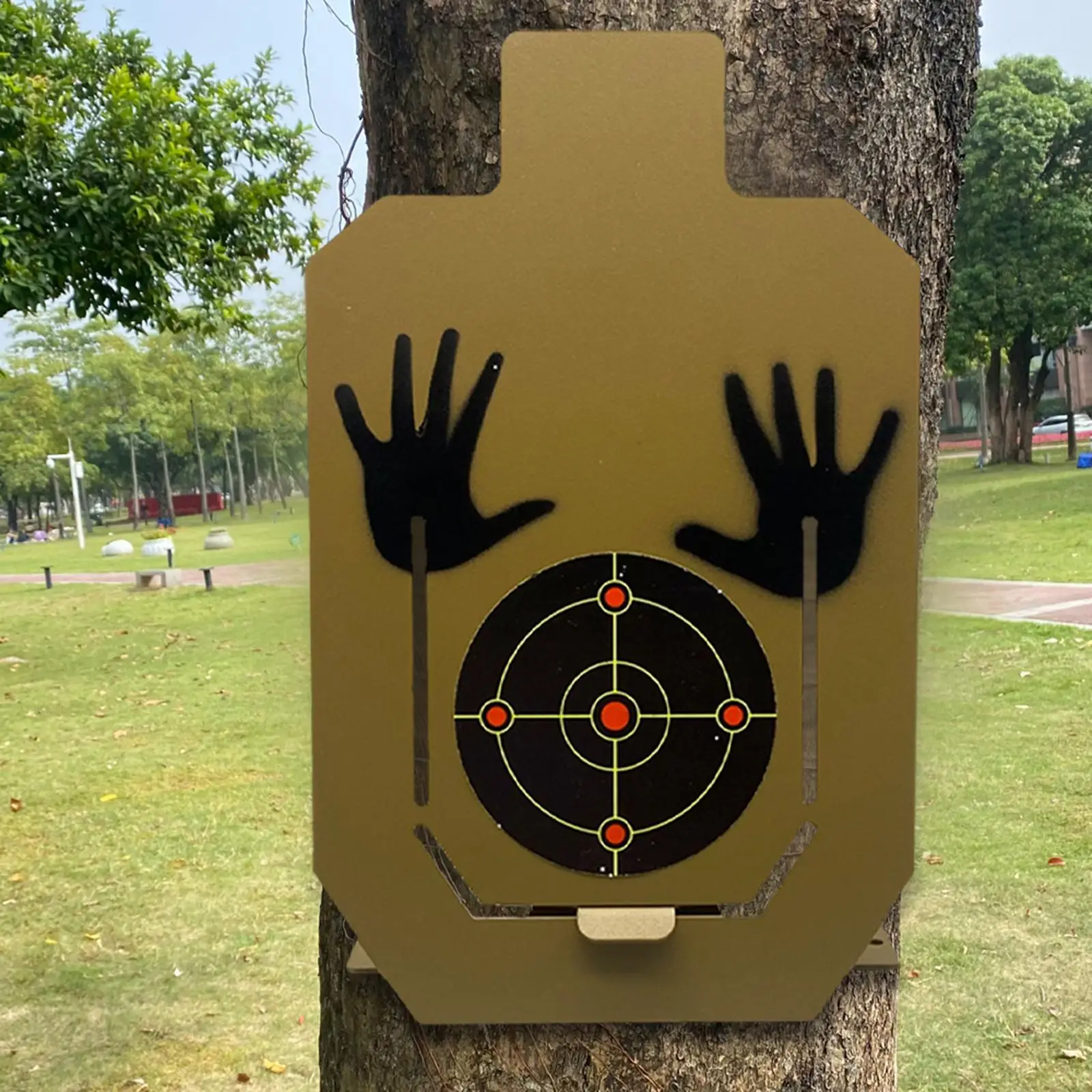 

Metal Silhouette Target Hunting Improve Accuracy Portable