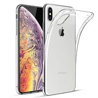 ultra thin soft clear silicone tpu case for iphone x 7 8 plus case cover transparent silicone phone cases covers protector