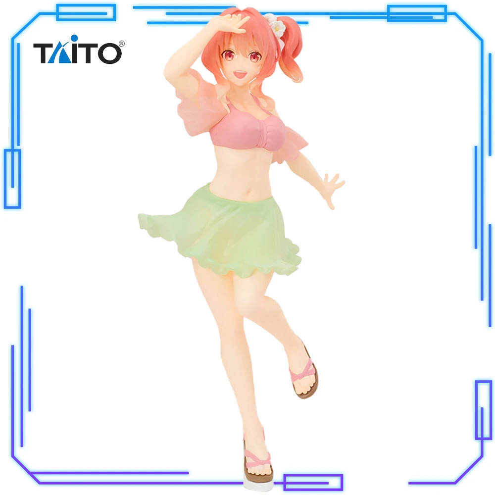 Фото В наличии TAITO, оригинальная аниме без Tabitabi Elaina Coreful, фигурка Amagami Yuna, 18 см, коллекционная модель, игрушечная фигурка, рождественский подарок №1