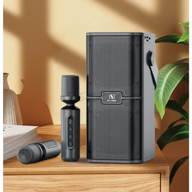 Внешний беспроводной Bluetooth-динамик YS-218 с двумя микрофонами KTV 3 дюйма