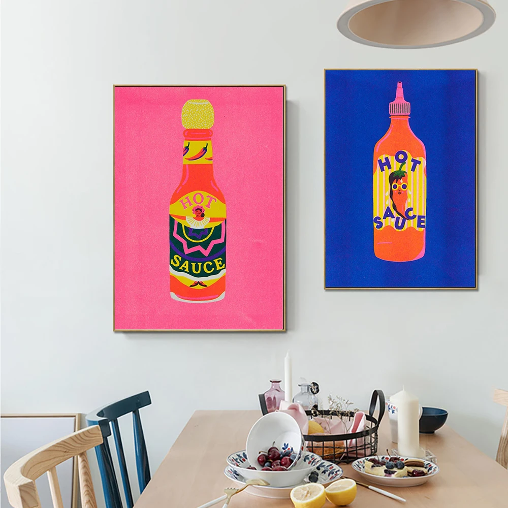 Апрельский современный плакат с цветами и растениями Художественная печать