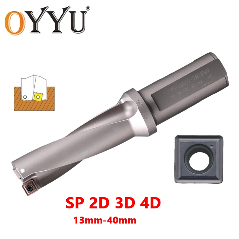 

Сменное сверло OYYU U Drill 2D 3D 4D SP 13-40 мм