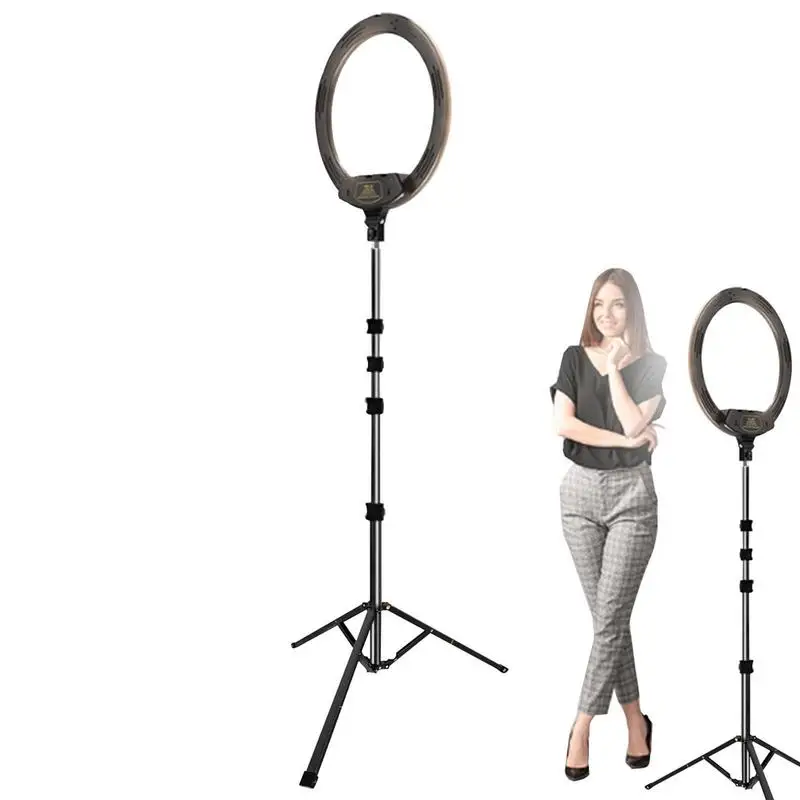 

8in Photo Ringlight Led Selfie Ring Light Phone Remote Control Lamp Photography Lighting With Tripod Stand Holder Youtube Video
