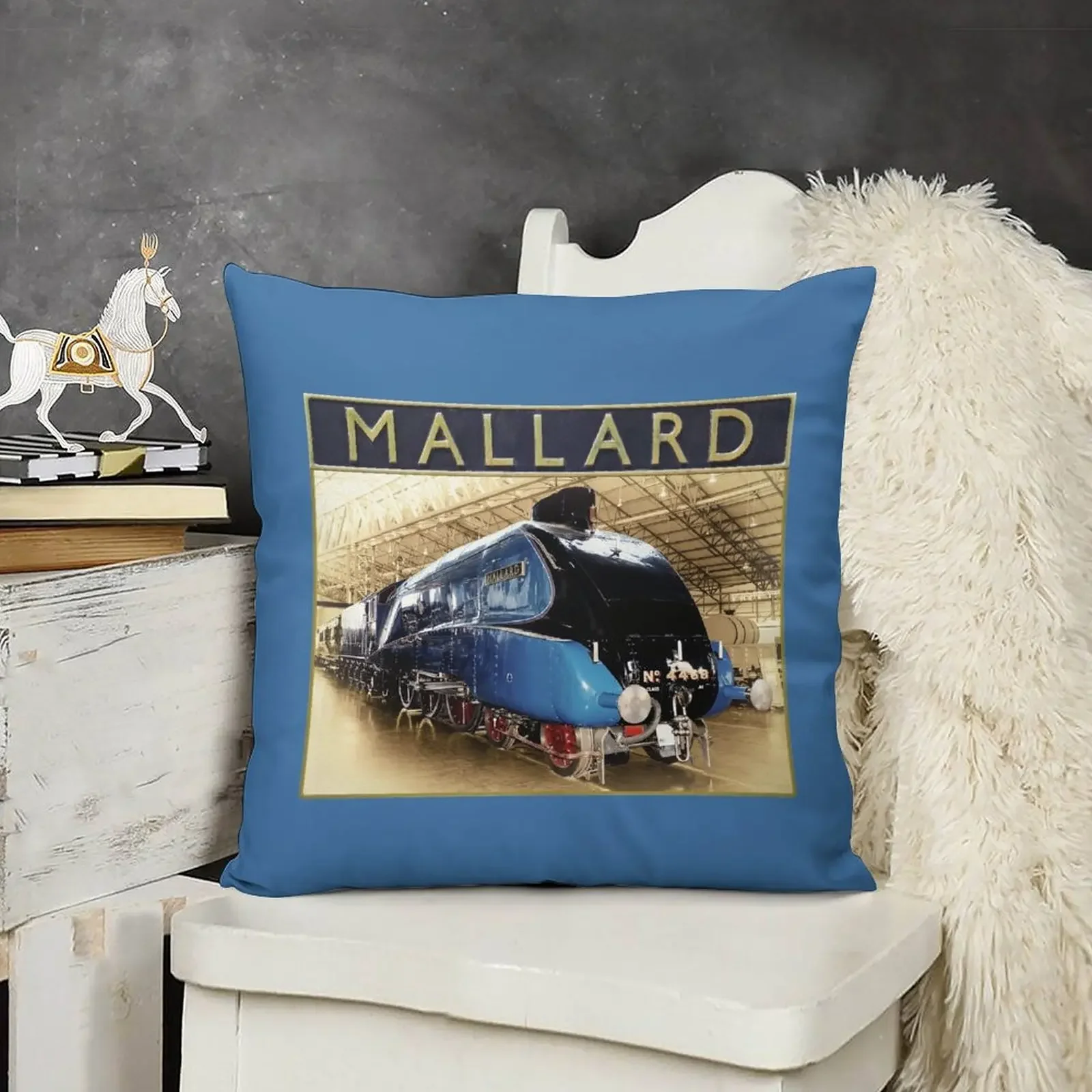 LNER A4 кряква и табличка с именем подушка для дивана роскошные аксессуары дома