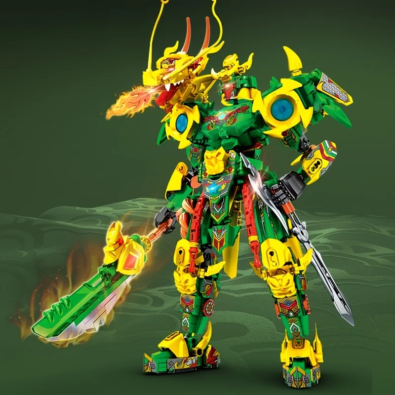 741 шт. Детский конструктор робот-трансформер