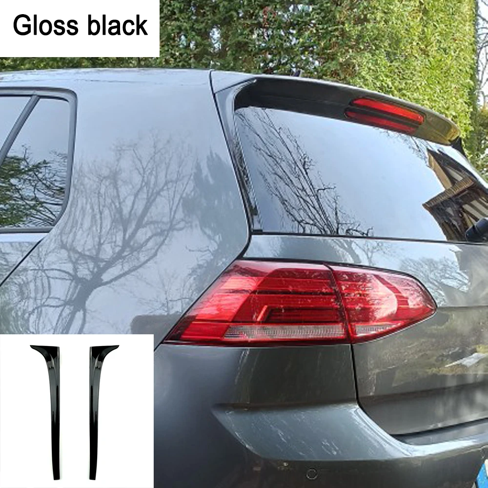 

Для GOLF 7 MK7 GTD R 2014-2017 глянцевый черный УГЛЕРОДНЫЙ Задний стеклоподъемник боковой спойлер крыло автомобильный Стайлинг заднее стекло зеркало заднего вида