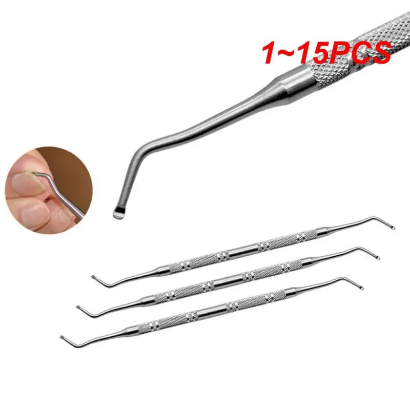 

1~15PCS Professional Double Ended Toe Nail File Pedicure File Edge Ingrown Onychomycosis Nail Lifter Manicure Clean Tool