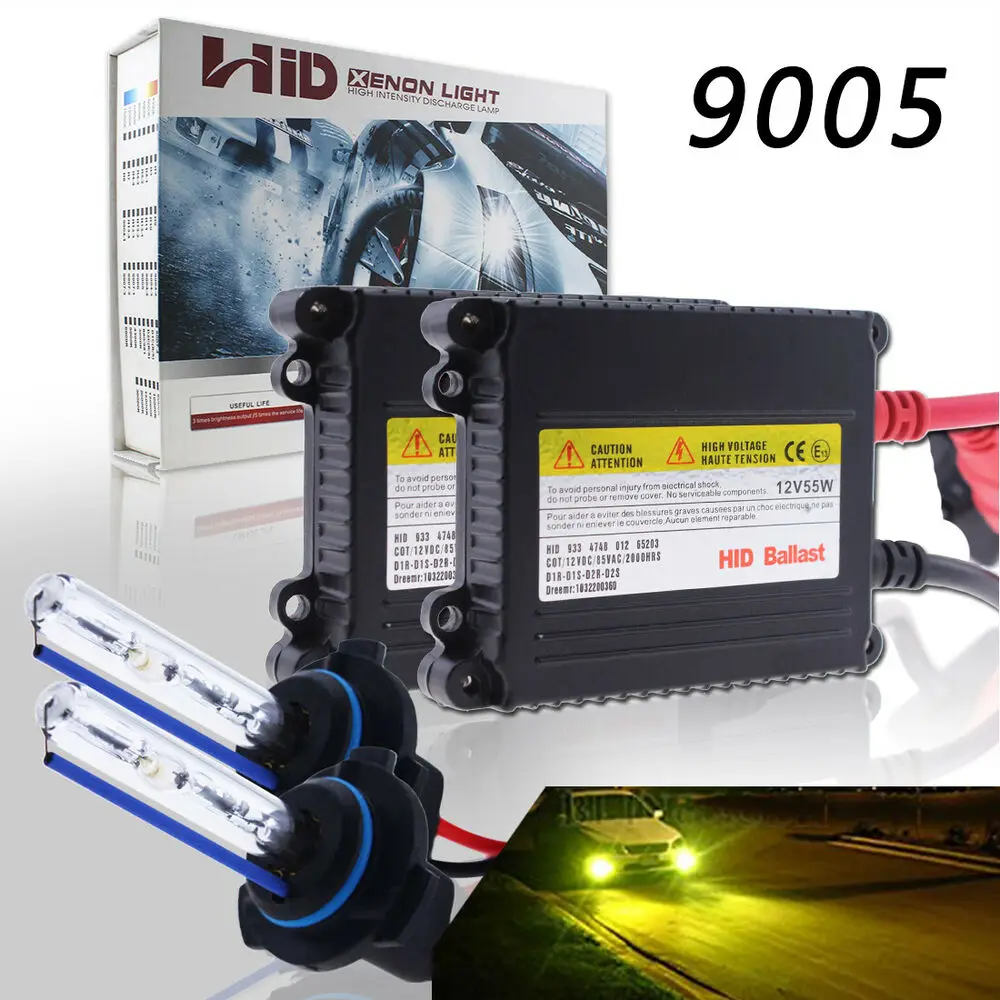 

55W 9005 Hid High Beam Headlight Bulb For Honda Accord Civic Fanless Noiseless